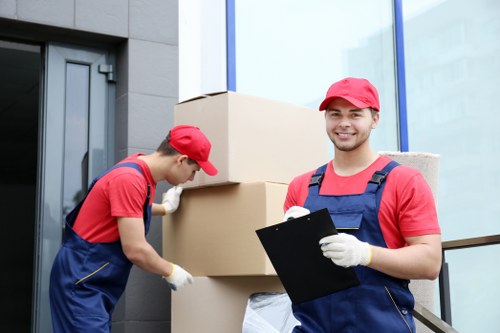 Protective packing for furniture during flat removals in Streatham