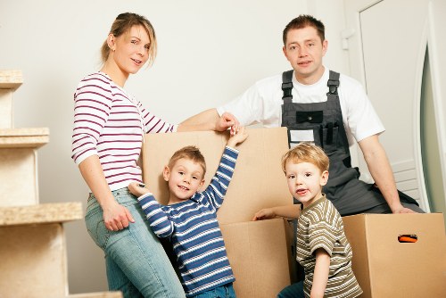 Local movers handling furniture during a Streatham relocation