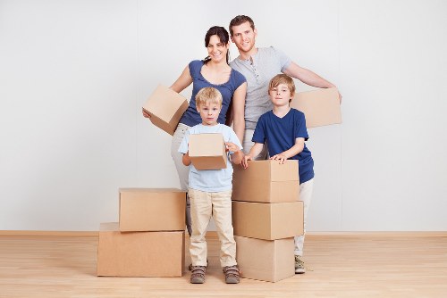 Local removal team handling furniture in Streatham